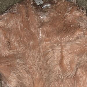 Women's Faux Fur Jacket - Pink